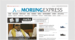 Desktop Screenshot of morungexpress.com